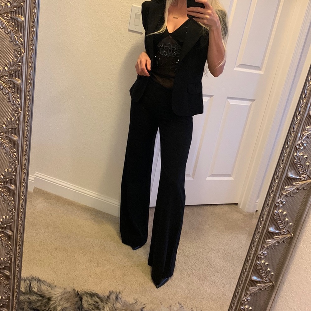 Stooshy Great Black Suit size M jacket and 3 pants